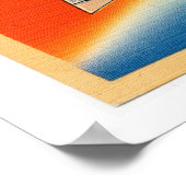 ヴィンテージカラフル挨拶ロサンゼルスポスター ポスター (角)