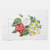 ヴィンテージカラフル植物花by Redoute. キッチンタオル (横)