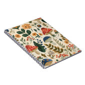 ヴィンテージカラフル植物茸 ノートブック (右側)