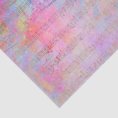 ヴィンテージカラフル楽譜ティッシュペーパー 薄葉紙 (詳細)