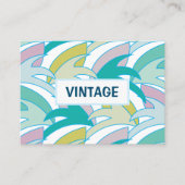 ヴィンテージカラフル熱帯離れヴィンテージ 名刺 (正面)