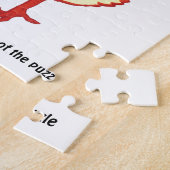 ヴィンテージカラフル納屋周囲の庭チキンfrom Farm ジグソーパズル (側面)