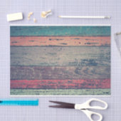 ヴィンテージカラフル絵を描動揺して木目 薄葉紙 (クラフト)