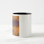 ヴィンテージカラフル線 ツートーンマグカップ (中央)