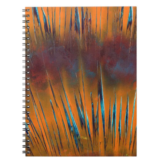 ヴィンテージカラフル線 ノートブック (正面)