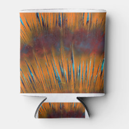 ヴィンテージカラフル線 缶クーラー