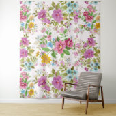 ヴィンテージカラフル花柄タペストリー タペストリー (インサイチュ)