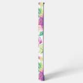 ヴィンテージカラフル花柄モノグラム SAMSUNG GALAXYケース (左側面)