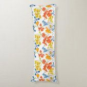 ヴィンテージカラフル花柄 ボディピロー (正面縦)