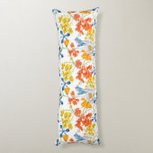 ヴィンテージカラフル花柄 ボディピロー (裏面 (縦))