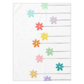 ヴィンテージカラフル花 テーブルクロス (正面)