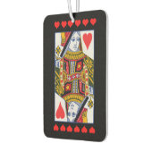 ヴィンテージカラフル華美クイーン(ハート) カーエアーフレッシュナー (左)