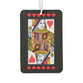 ヴィンテージカラフル華美クイーン(ハート) カーエアーフレッシュナー (裏面)