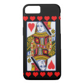 ヴィンテージカラフル華美クイーン(ハート) Case-Mate iPhoneケース (裏面)
