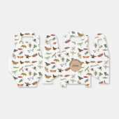 ヴィンテージカラフル虫生誕会テーマ フェイバーボックス (折り畳みなし)