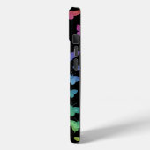 ヴィンテージカラフル蝶は昆虫 Case-Mate iPhoneケース (裏面 / 左)