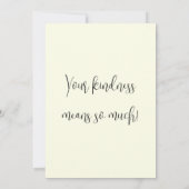 ヴィンテージカラフル蝶サンキューカード カード (裏面)