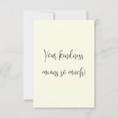 ヴィンテージカラフル蝶 サンキューカード (裏面)