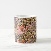 ヴィンテージカラフル装飾花柄 コーヒーマグカップ (中央)