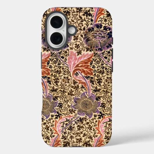 ヴィンテージカラフル装飾花柄 Case-Mate iPhoneケース (裏面)