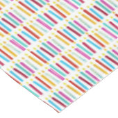 ヴィンテージカラフル誕生日キャンドルパーティー テーブルクロス (アングル)