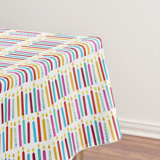 ヴィンテージカラフル誕生日キャンドルパーティー テーブルクロス (インサイチュ)