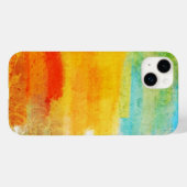 ヴィンテージカラフル |抽象芸術絵画ー Case-Mate iPhoneケース (裏面 (横))
