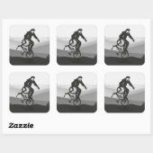 ヴィンテージカラフルBmxバイク – Bmxシール スクエアシール (シート)