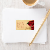 ヴィンテージカラメルブラウン&バラ ラベル (インサイチュ)