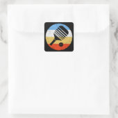 ヴィンテージカラーレトロピックボール スクエアシール (バッグ)