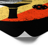 ヴィンテージカラーレトロピックボール ポスター (角)