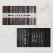 ヴィンテージカラー木目#4 名刺 (正面/裏面)