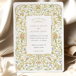 ヴィンテージカラーRococoフレ結婚ーム 招待状