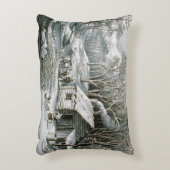 ヴィンテージカリア&アイヴログキャビンホリデークリスマス アクセントクッション (正面(垂直))