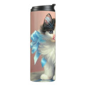 ヴィンテージカリコキッテンイラストレーション タンブラー (回転左)