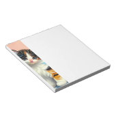 ヴィンテージカリコキッテンイラストレーション ノートパッド (アングル)