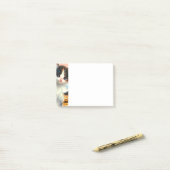 ヴィンテージカリコキッテンイラストレーション ポストイット (デスク上)