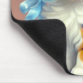 ヴィンテージカリコキッテンイラストレーション マウスパッド (コーナー)