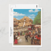 ヴィンテージカリコスクエア ポストカード (正面/裏面)