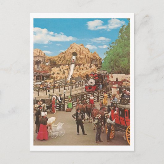 ヴィンテージカリコスクエア ポストカード (正面)