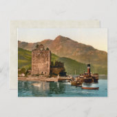 ヴィンテージカリック城スコットランド ポストカード (正面/裏面)