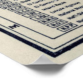 ヴィンテージカリフォルニアとネバダのロードマップ(1920年) ポスター (角)