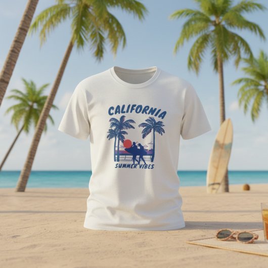 ヴィンテージカリフォルニアの夏の雰囲気 Tシャツ
