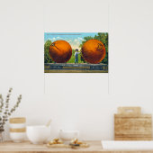 ヴィンテージカリフォルニアオレンジポストカード ポスター (キッチン)