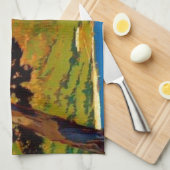 ヴィンテージカリフォルニアコーストトラベル キッチンタオル (四つ折り)