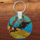 ヴィンテージカリフォルニアコーストトラベル キーホルダー (正面)