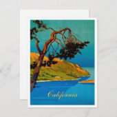 ヴィンテージカリフォルニアコーストトラベル シーズンカード (正面/裏面)