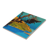 ヴィンテージカリフォルニアコーストトラベル タイル (側面)