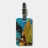 ヴィンテージカリフォルニアコーストトラベル ラゲッジタグ (正面縦)