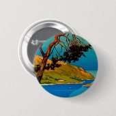 ヴィンテージカリフォルニアコーストトラベル 缶バッジ (正面&裏面)